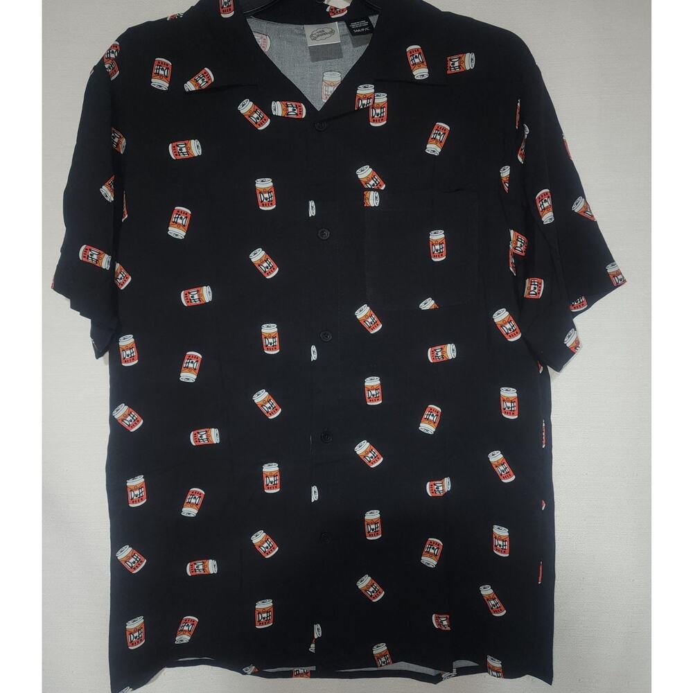 Simpsons Duff beer small shirt men